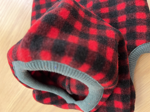 3S〜8L❤️起毛フリース❤️チェック❤️タンクトップ❤️ 3枚目の画像