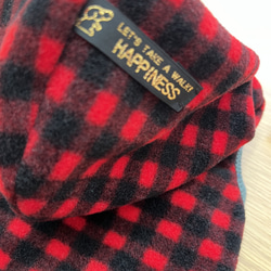 3S〜8L❤️起毛フリース❤️チェック❤️タンクトップ❤️ 4枚目の画像