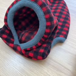 3S〜8L❤️起毛フリース❤️チェック❤️タンクトップ❤️ 2枚目の画像