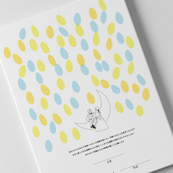 ：【結婚証明書】ウェディングスター｜キャンバスボードF4号｜結婚式｜人前式｜ゲスト参加型 2枚目の画像