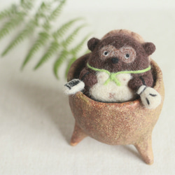 クリスマス飾り】サンタさん と トナカイさん 羊毛フェルト 羊毛
