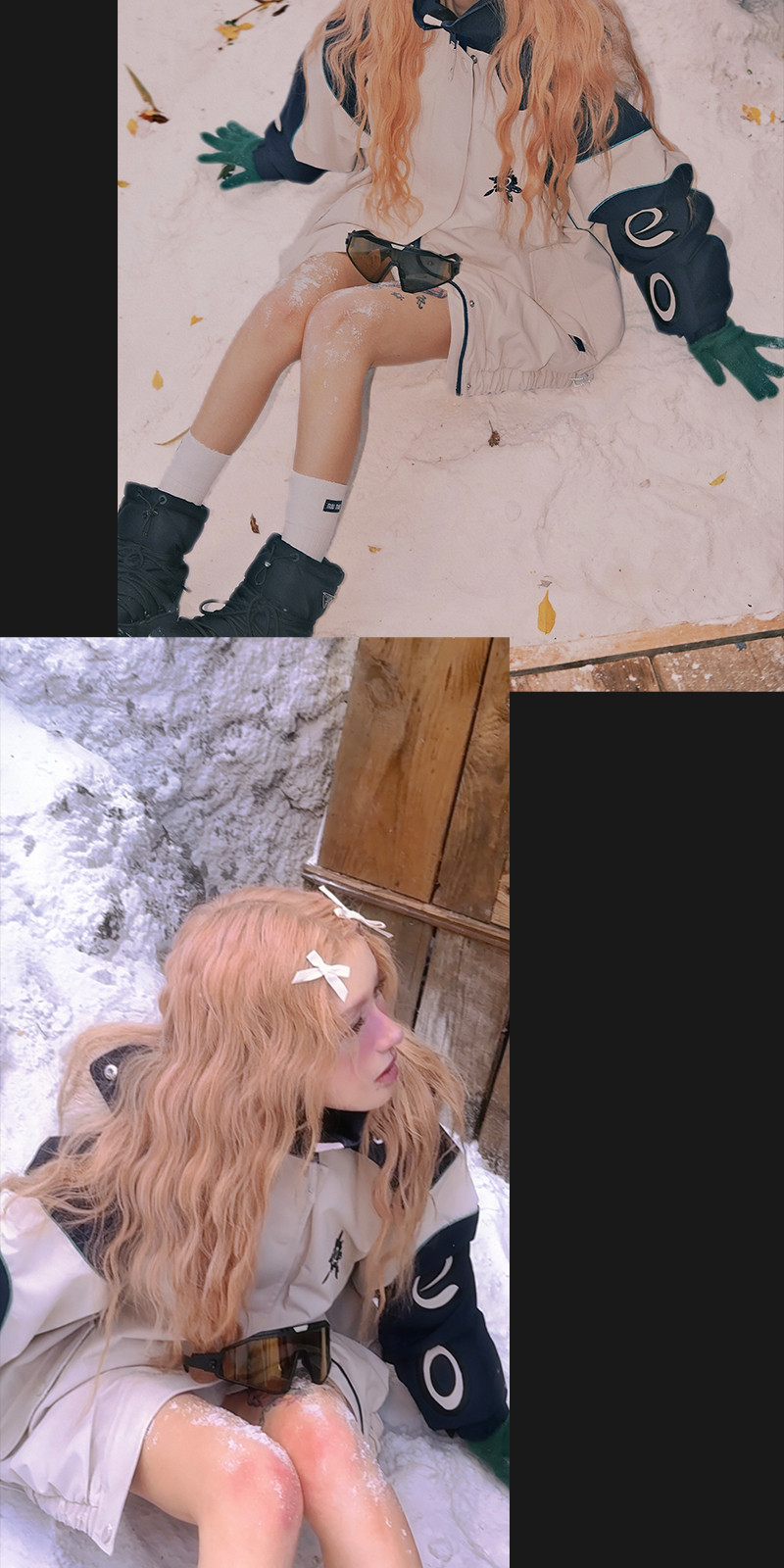 25-26秋冬限定 スノーボードウェア スノボウェア スキーウェア 迷彩 パンツ ベージュ ジャケット SN002