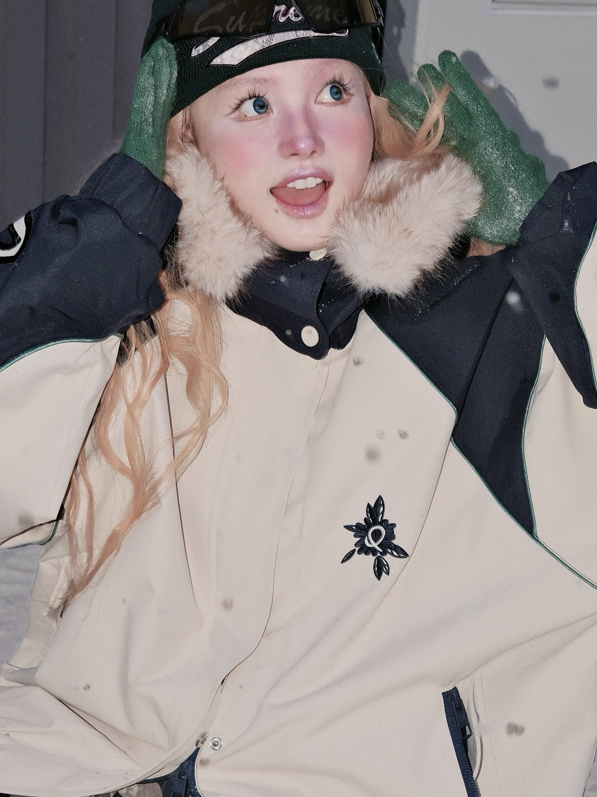 25-26秋冬限定 スノーボードウェア スノボウェア スキーウェア 迷彩 パンツ ベージュ ジャケット SN002