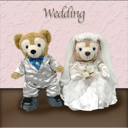 ダッフィーフレンズ ハンドメイド サロペット サロペットスカート オーダーページ シェリーメイSサイズ（43cm）サロペットスカート（ブルー