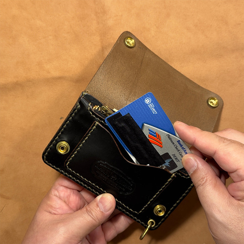 クロムエクセル・ブラック茶芯｜ミドルトラッカーウォレット ミドル トラッカーウォレット Middle Tracker Wallet < クロムエクセル