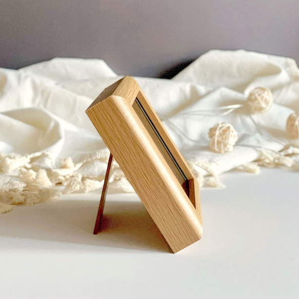 ［原画］和紙ちぎり絵『クリスマスツリーとネコ』冬を彩る小さなインテリアアート 4枚目の画像