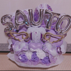 りる　アレンジ バルーンギフト　フラスタ　卓フラ　バルーンブーケ　生誕 推し活 成人式 卒業 生誕祭 フラスタ 卓フラ バルーンギフト