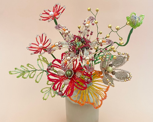 monpic' オリジナルブーケ　ビーズフラワー monpic' オリジナルブーケ ビーズフラワー ビーズフラワー ブーケ