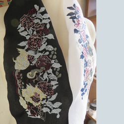 刺繍半衿・唐獅子牡丹 9枚目の画像