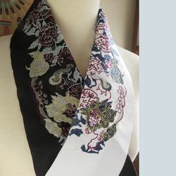 刺繍半衿・唐獅子牡丹 5枚目の画像