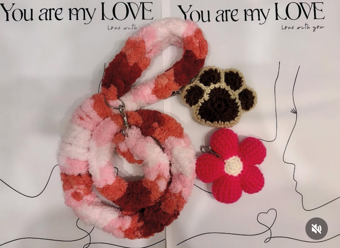 ハンドメイドリード（チャンキーニットモールヤーン）