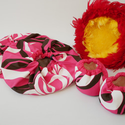 ウィッグケース パープル×ピスタチオ フラダンス タヒチアン その他