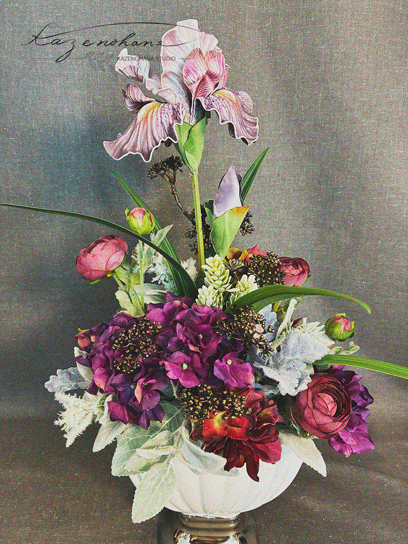 一点物＊和モダンアレンジメント＊アーティシャルフラワー＊送別会＊ギフト＊お祝い