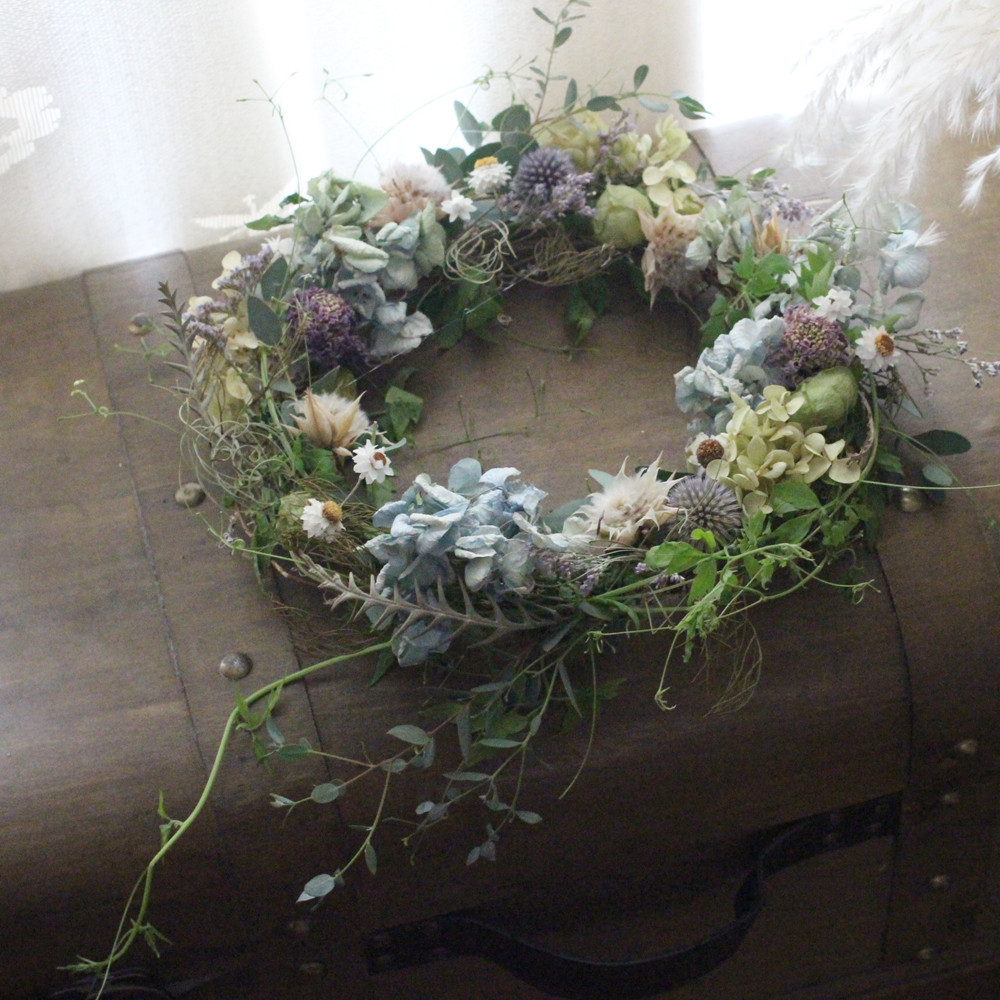 ナチュラルブルーリース