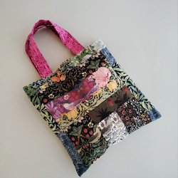 ミナペルホネン ハンドメイド⭐️バッグ M✰ミナペルホネンのトートバッグ♡愛しのパッチワーク-166