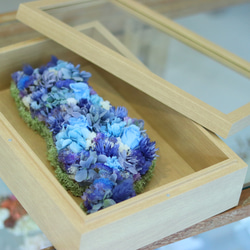 【Flower cat 】ネコのドライフラワーBOX お好きな色で作ります。フラワーギフト　誕生日　結婚式　ねこ　猫　 6枚目の画像