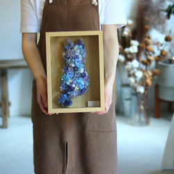 【Flower cat 】ネコのドライフラワーBOX お好きな色で作ります。フラワーギフト　誕生日　結婚式　ねこ　猫　 5枚目の画像