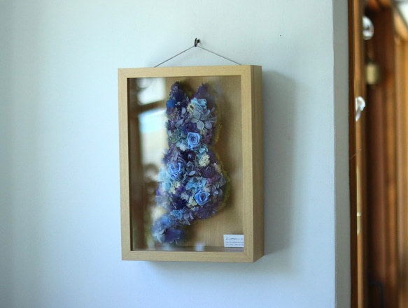 【Flower cat 】ネコのドライフラワーBOX お好きな色で作ります。フラワーギフト　誕生日　結婚式　ねこ　猫　 8枚目の画像