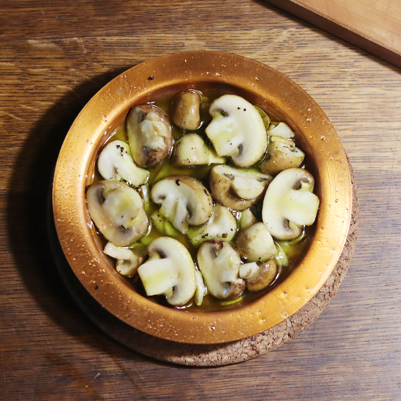 純銅のアヒージョフライパン