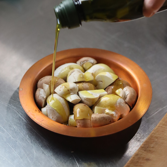 純銅のアヒージョフライパン 13枚目の画像