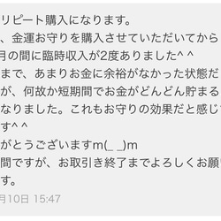 ＊未来を見通し、チャンスを逃さない！人生を豊かにする最強のお守り＊ 4枚目の画像
