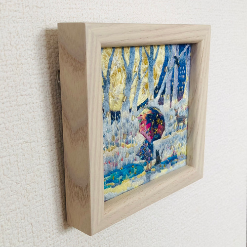 トロイメライ 刺繍絵画（額装） 絵画 渥美彩〜糸彩itosai〜 通販