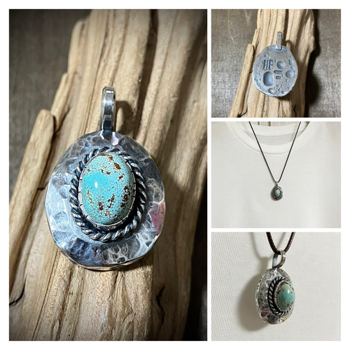 ターコイズマウンテン ターコイズ シルバー メタル ネックレス