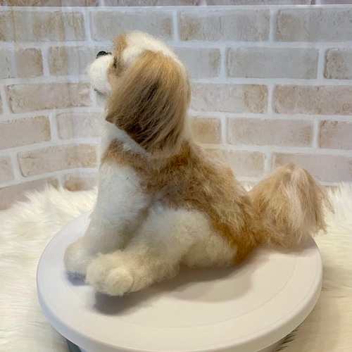 羊毛フェルト ひろみ様のオーダー シーズー うちの子オーダー2025 羊毛フェルト momoichigo 羊毛フェルト