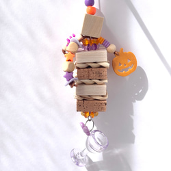 鳥のおもちゃ ☆コルクとバルサのリングリング☆ 【鳥 インコ