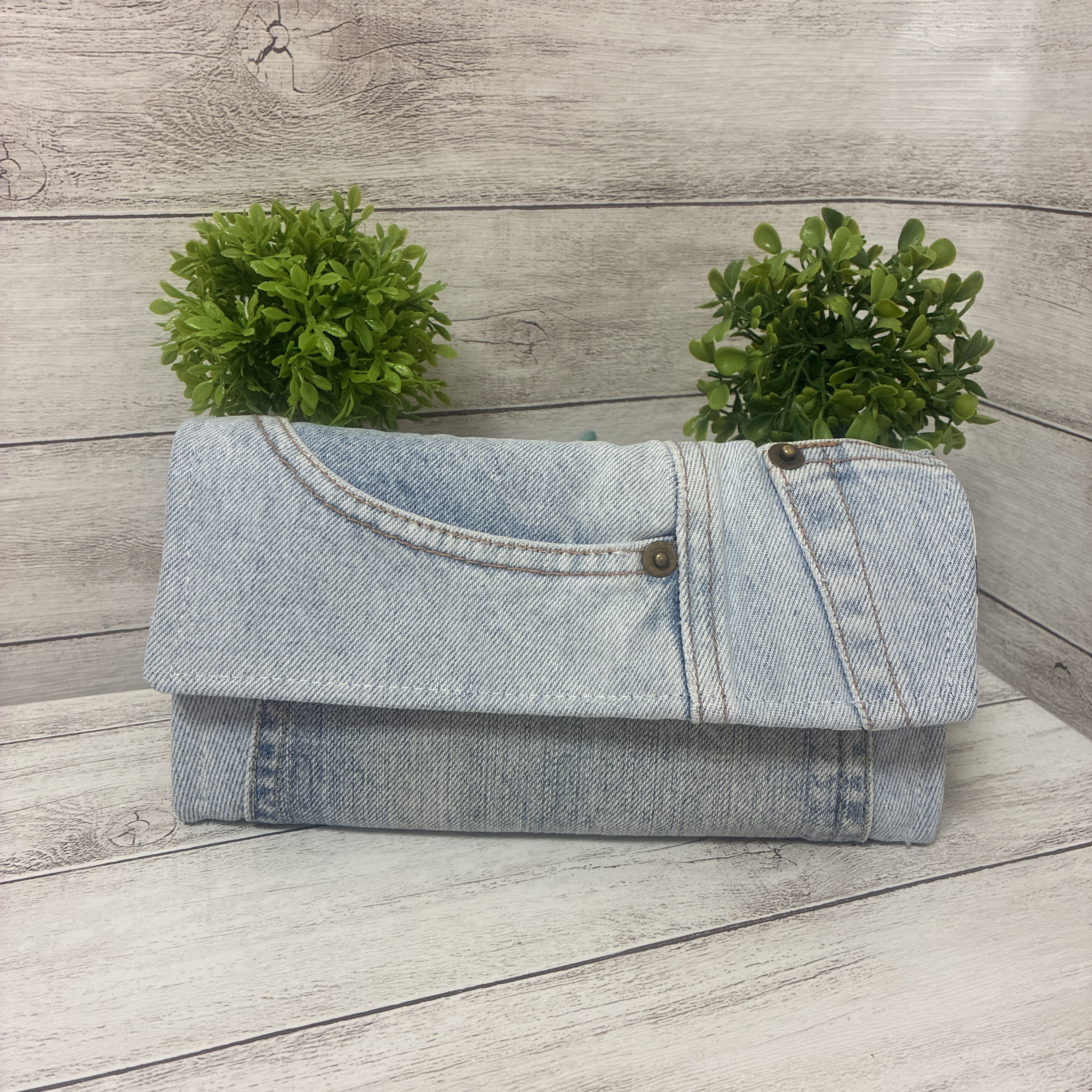 デニムリメイク長財布