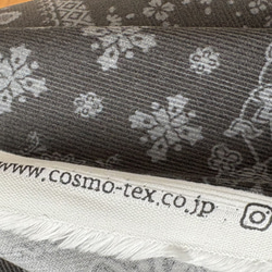 2025年新作！『コーデュロイ 　バンダナ風　パッチワーク柄　巾約108cm　ブルー』～50㎝単位でカット～ 3枚目の画像