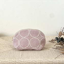 再販⚮̈ミナペルホネン smile flower×tambourine まるっこトート