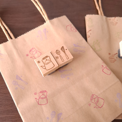 キッチン道具　はんこ　スタンプ　消しゴムはんこ　手帳　日記 6枚目の画像