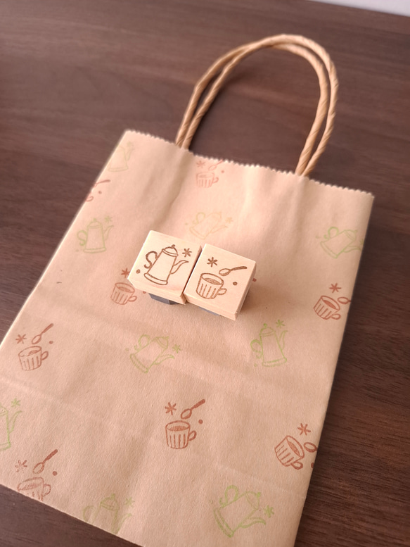 キッチン道具　はんこ　スタンプ　消しゴムはんこ　手帳　日記 5枚目の画像