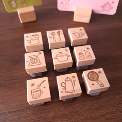 キッチン道具　はんこ　スタンプ　消しゴムはんこ　手帳　日記 7枚目の画像