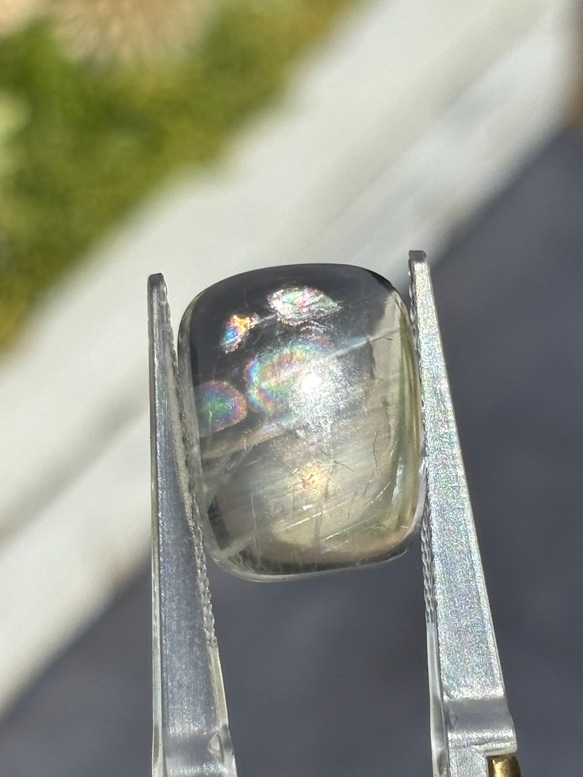 マラウィムーンストーン｜アンデシンラブラドライト ルース 04 天然石 天然色 8枚目の画像