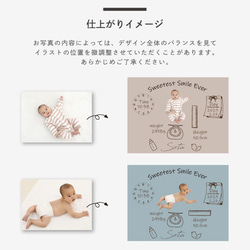 P40 写真入り メモリアル ブランケット (ひざ掛け 膝掛け ミニブランケット 写真 赤ちゃん フルカラー プリント 10枚目の画像