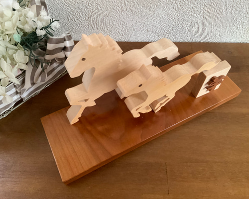 みる☆ 令和8年 干支飾り【ほのぼの午飾り 親子午】2026年 Amazon.co