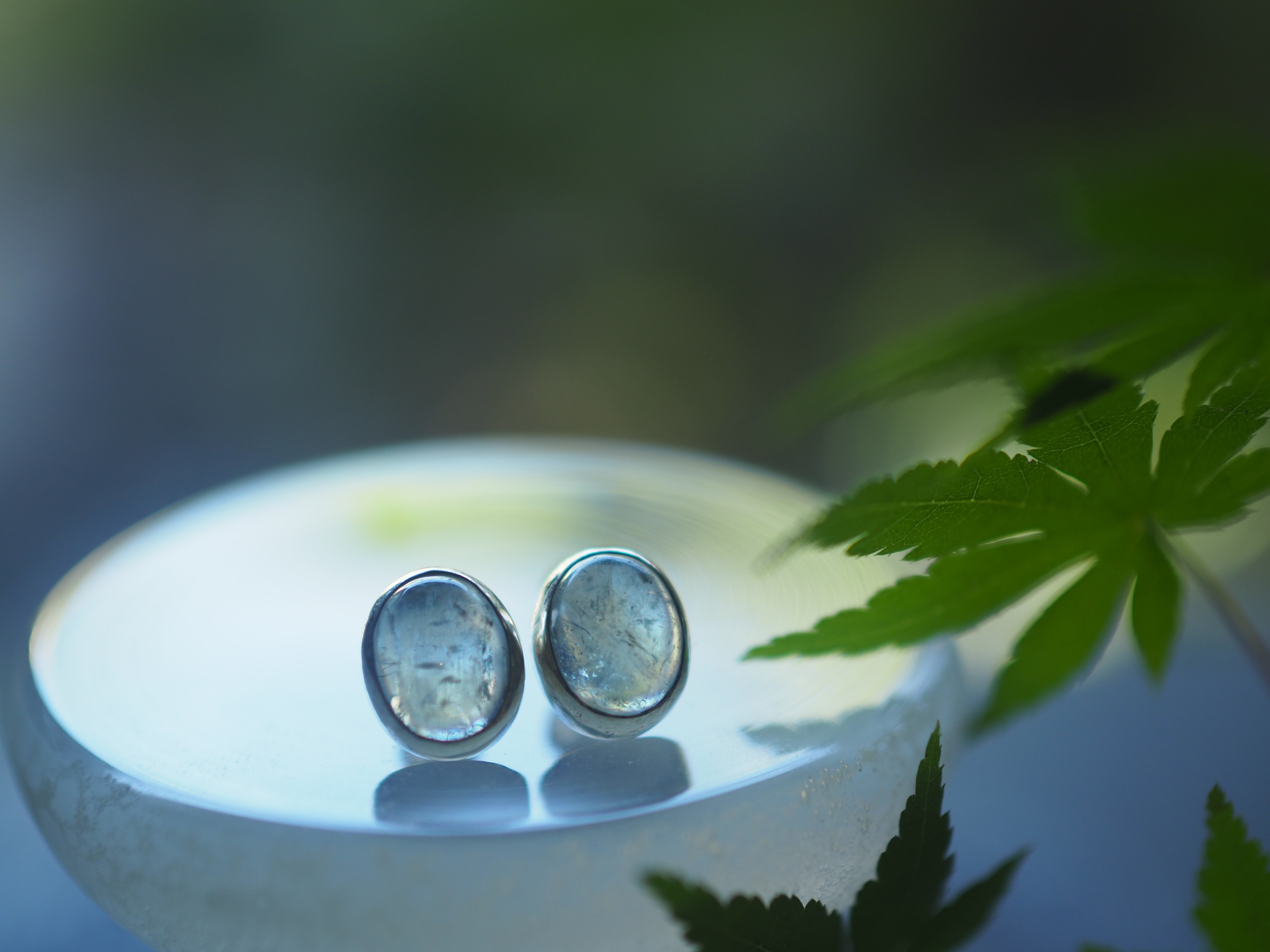 aquamarine silver pierce (akisame)