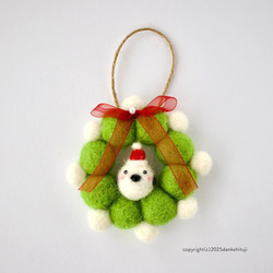 オーダーメイドリース　羊毛フェルト ハムスター オーダーメイド 人形 羊毛フェルト 羊毛フェルト cotta