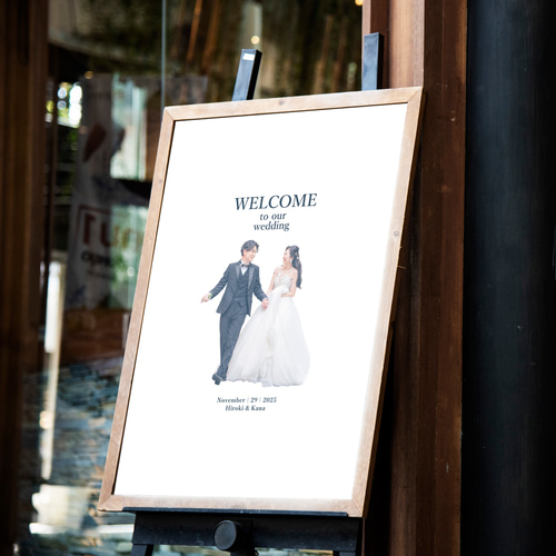 ウェルカムボード & 結婚証明書│ ゲスト参加型 寄せ書き ウェディング