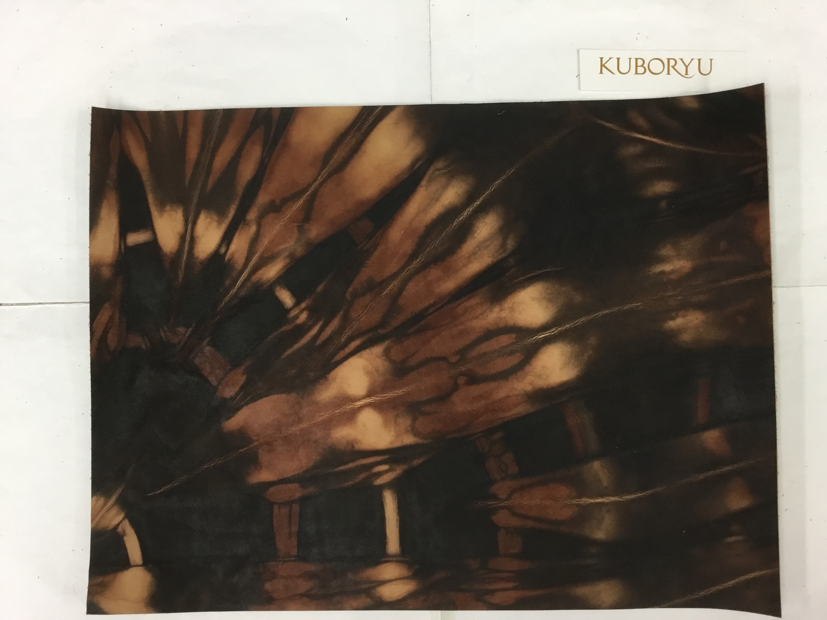 泥染牛革【30×40】No1389  現品限り