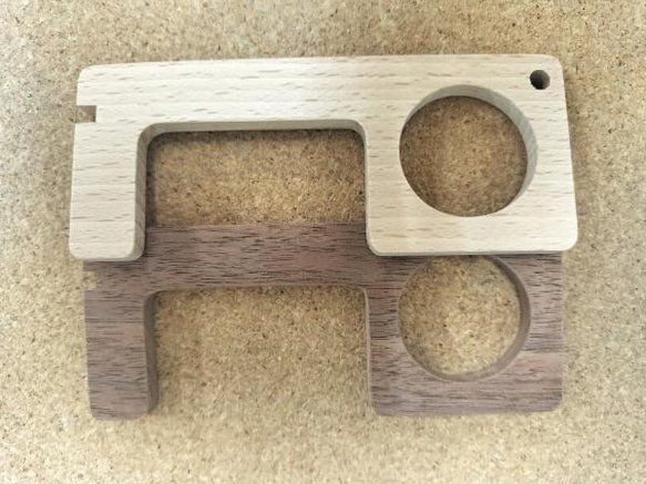 【サンプル品セール】木製ドアオープナー※在庫限り※非接触・感染予防グッズ 4枚目の画像