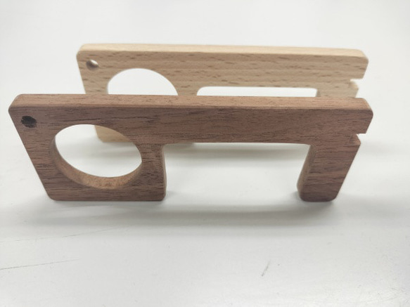 【サンプル品セール】木製ドアオープナー※在庫限り※非接触・感染予防グッズ 1枚目の画像