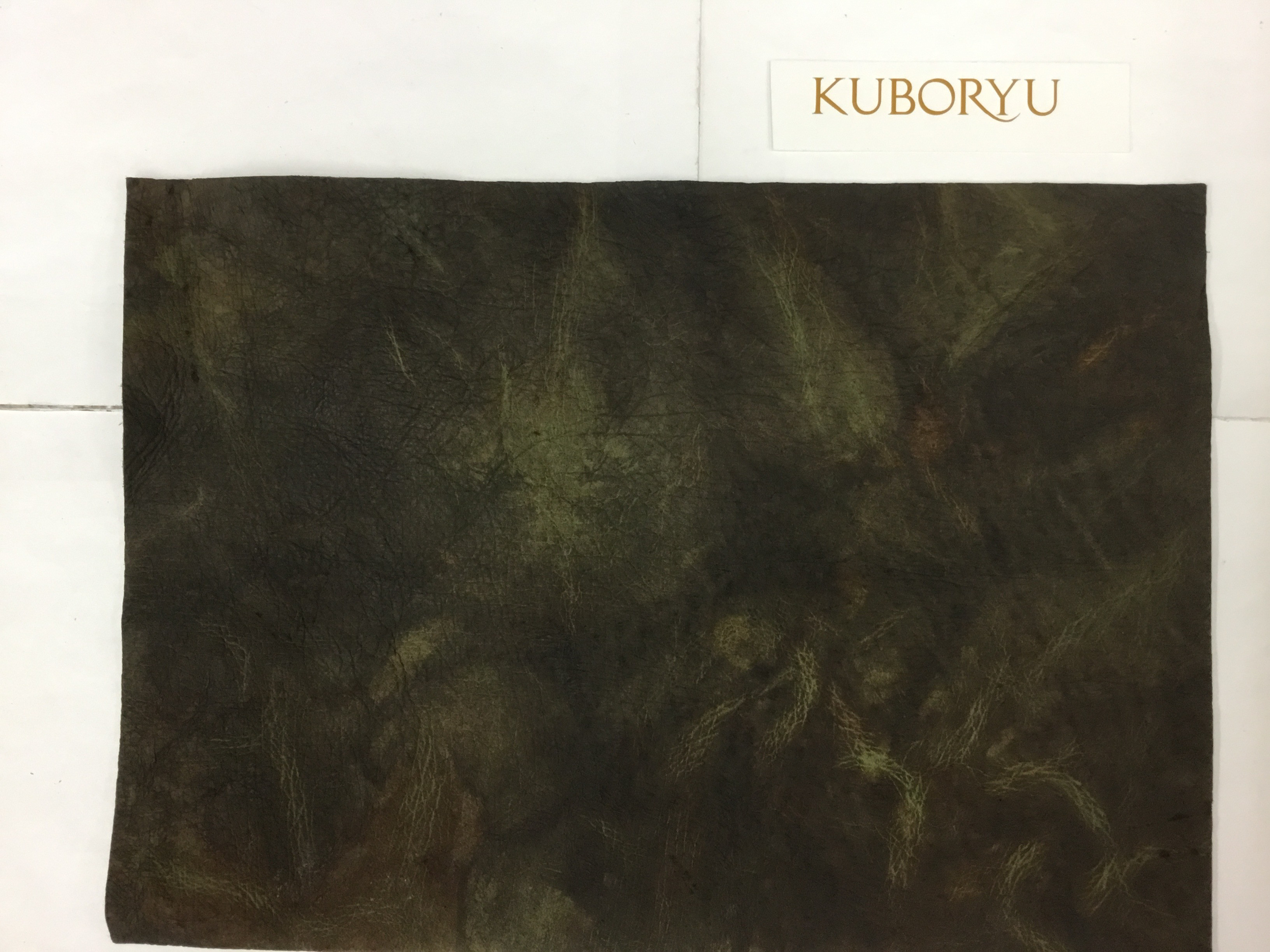 泥染豚革【A4サイズ】No356  現品限り