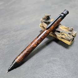 手作り 高級 かっこいい 木製 リボルバー のような ノック式