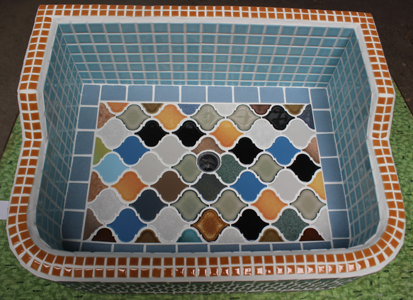 手造り　流し台　シンク ランタン 手造り 流し台 シンク ランタン その他インテリア雑貨 タイル屋さん