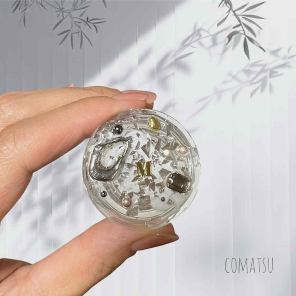 “イニシャル入り” MODECasual スマホグリップ ソケット スマホスタンド スマホアイテム 4枚目の画像