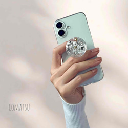 “イニシャル入り” MODECasual スマホグリップ ソケット スマホスタンド スマホアイテム 8枚目の画像