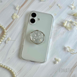 大人ニュアンス仕立て .゜newシリーズ スマホグリップ ソケット スマホスタンド スマホアイテム 5枚目の画像